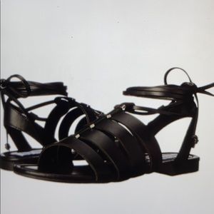 Steve Madden Carter’s Lace-Up Sandals Black 8.5